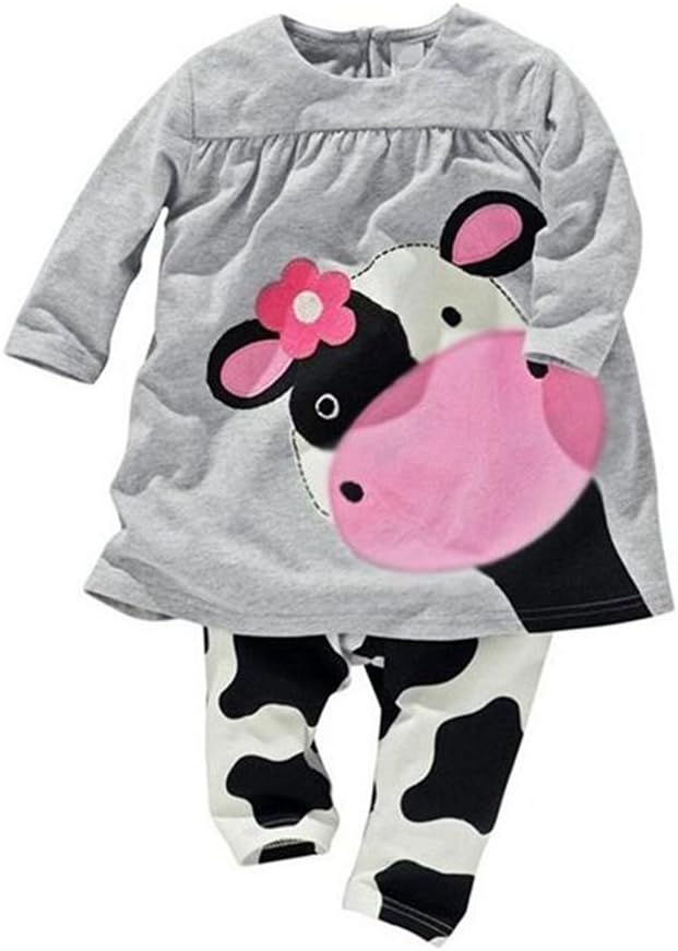 2016 baby girl clothes casual long-sleeved Dress-shirt+Pants suit (13-18 Month)