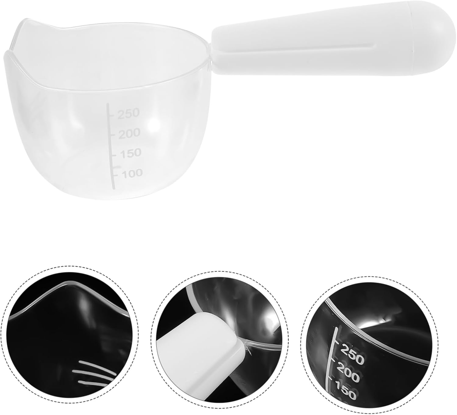 Wet Food Scoop Clip Combo with Measuring Scale, Plastic image 3