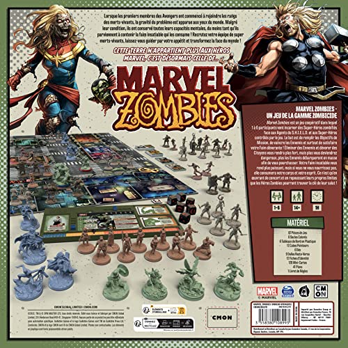 Asmodee Cmon Marvel Zombies: Undead Avengers, Un Jeu Zombicide, Board Games, Miniatures Games, Cooperative Game - Image 3