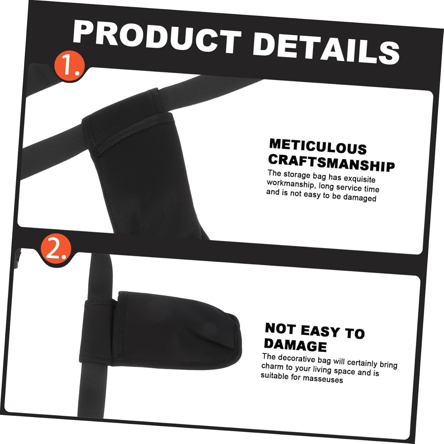 DOITOOL 3 Pcs Creative Massage Bottle Essential Oil Organizer Essential Oil Storage Bag for Masseurs