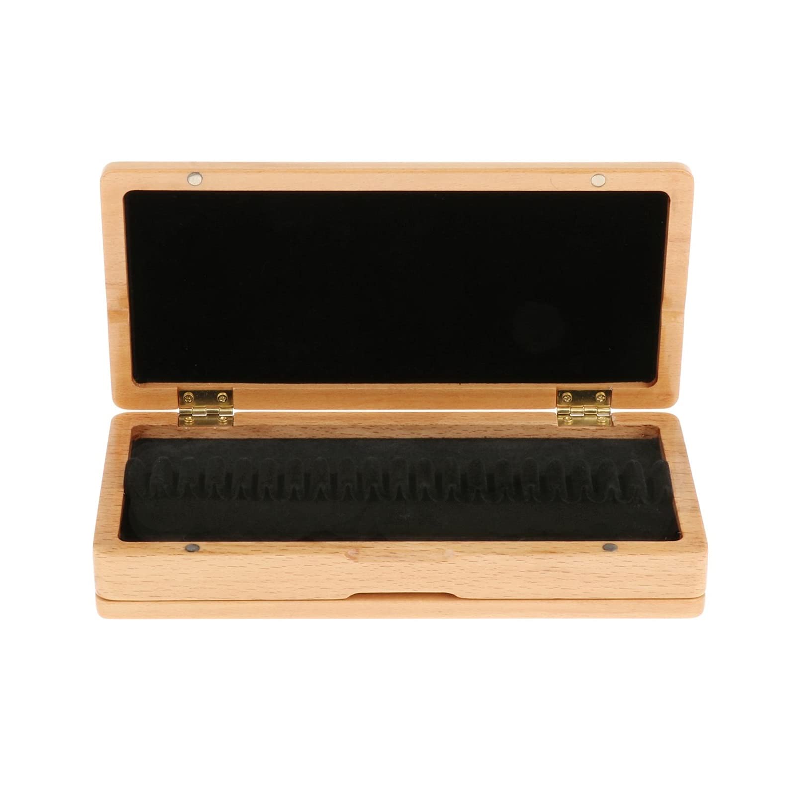 BOLZAN WZUNHUANG Caja de caña de Madera de Madera Maciza Ajuste para la Tienda de Oboe 40 Reeds Piezas de Instrumentos de Viento de Madera
