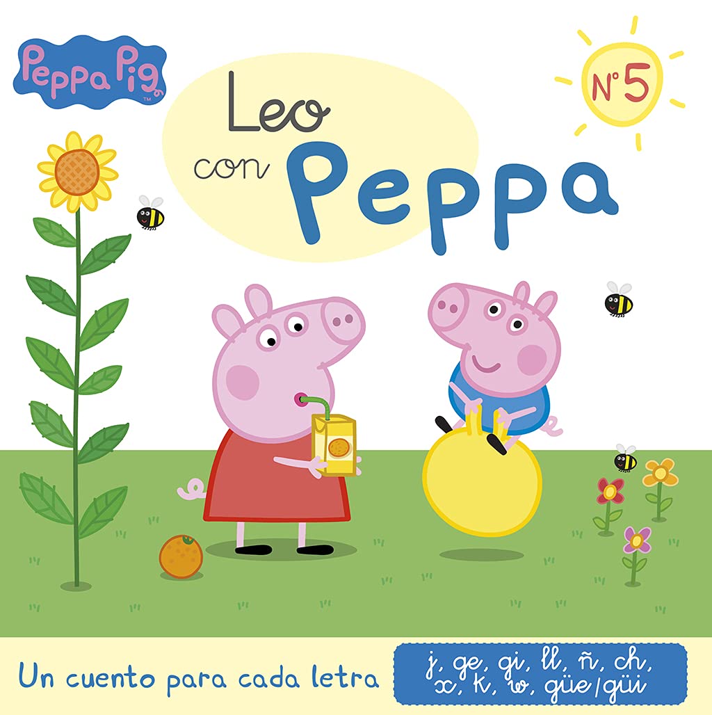 Peppa Pig. Lectoescritura - Leo con Peppa. Un cuento para cada letra: j, ge, gi, ll, ñ, ch, x, k, w, güe-güi (Altea)