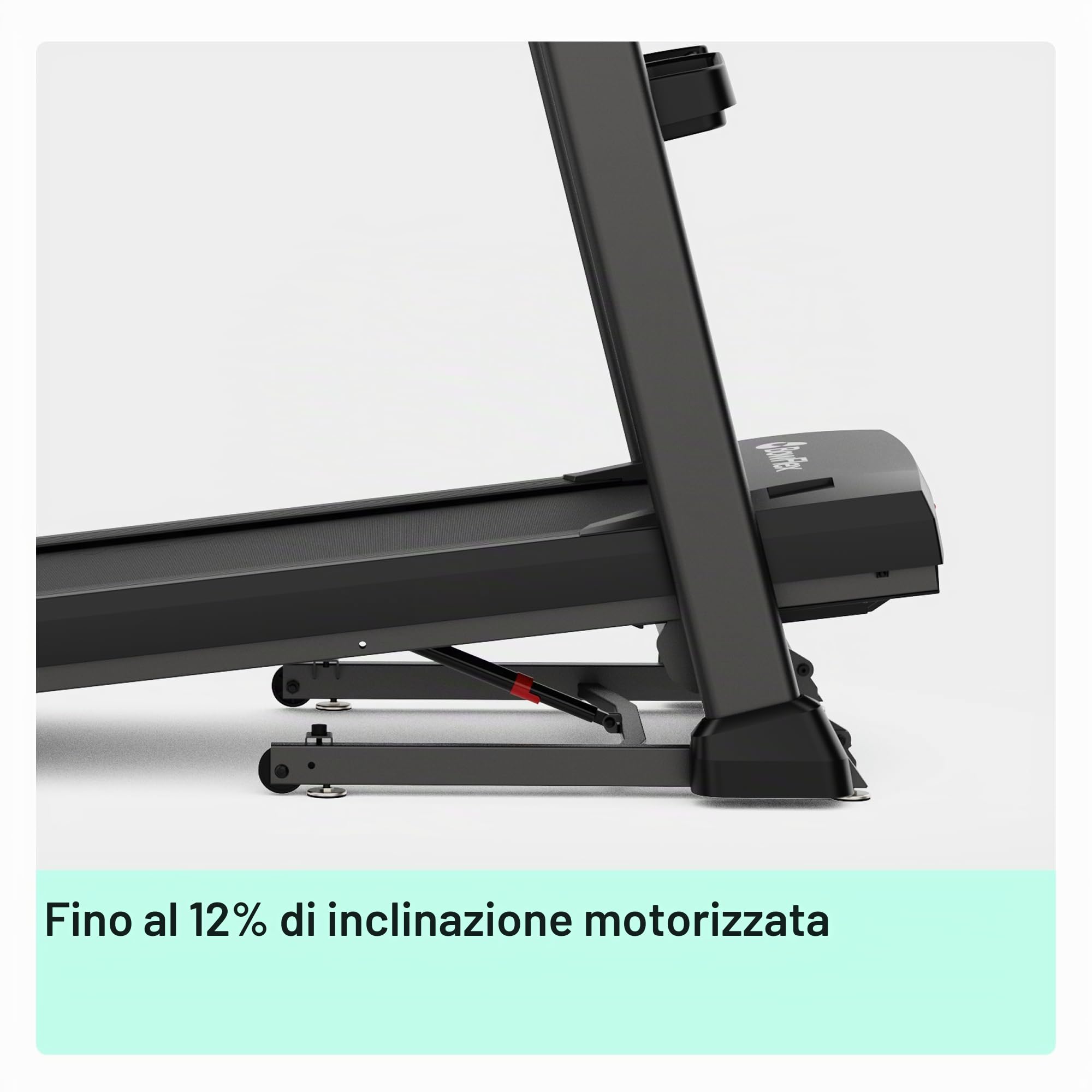 Tapis Roulant Professionale Bowflex 8.5J – 20 km/h, Inclinazione 0–12%, Pedana 152×50 cm Ammortizzata, Bluetooth FTMS, Display LED, (Zwift/Kinomap/JRNY/Peloton), SoftDrop Pieghevole