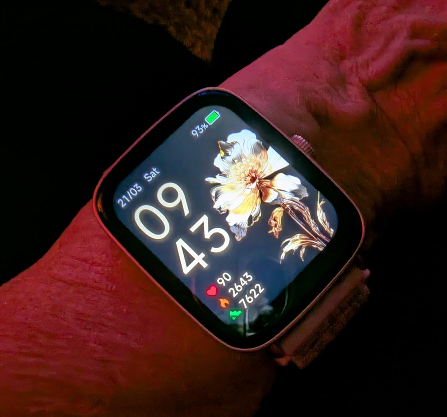 Smartwatch with a 1.83-inch full touchscreen display, supporting messaging, call answering, pedometer, and message notifications. Compatible with iPhone/Android phones. A smart fitness watch/band. A suitable gift for women/men, or a birthday present. photo review
