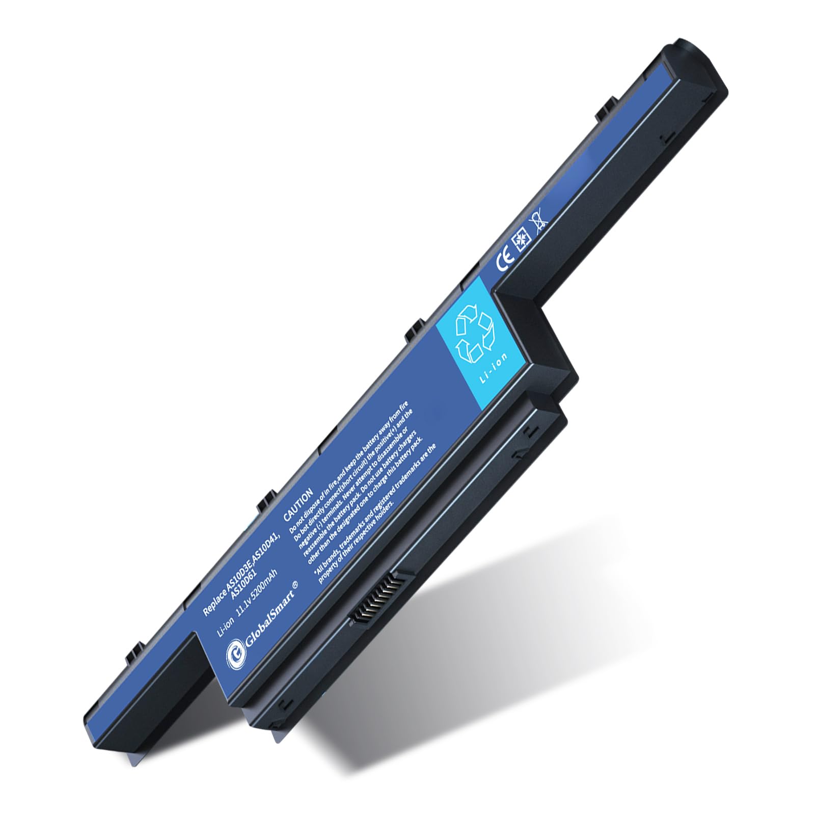 GlobalSmart Laptop Battery for Acer AS10D71 5742 AS10D56 Aspire V3