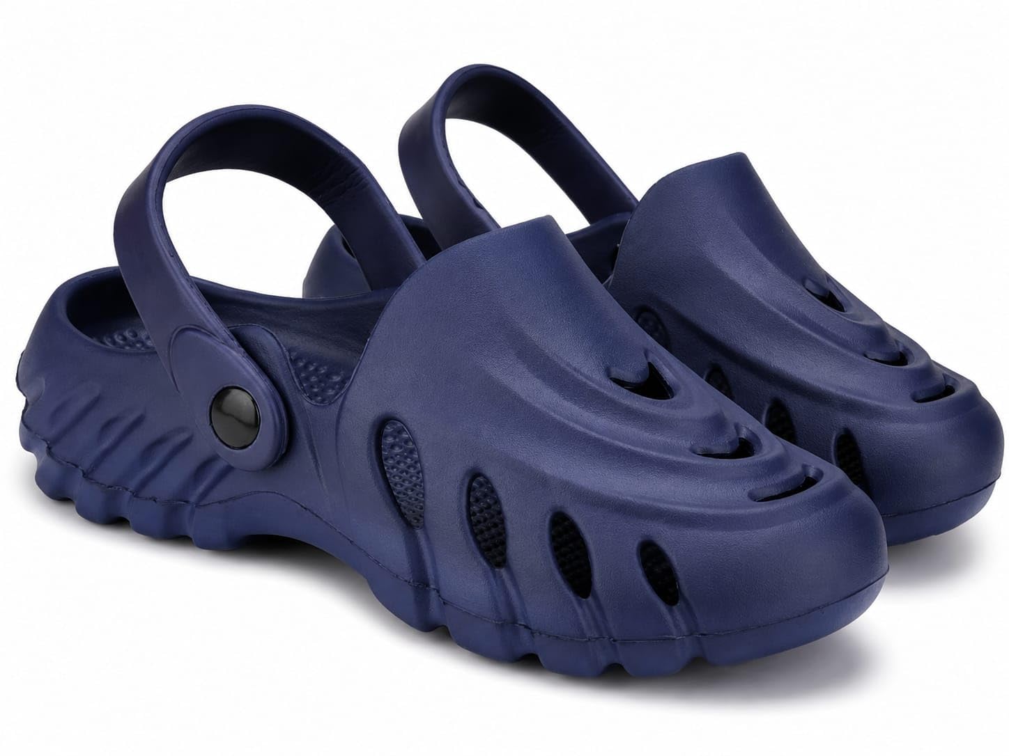 Wave Design Comfortable Stylish Clogs for Men-picture-39