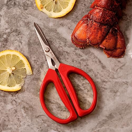 Joyce Chen Original Unlimited Kitchen Scissors All Purpose Kitchen Shears With Comfortable Handles, Red, 2 Pack by JOYCE CHEN - Image 2