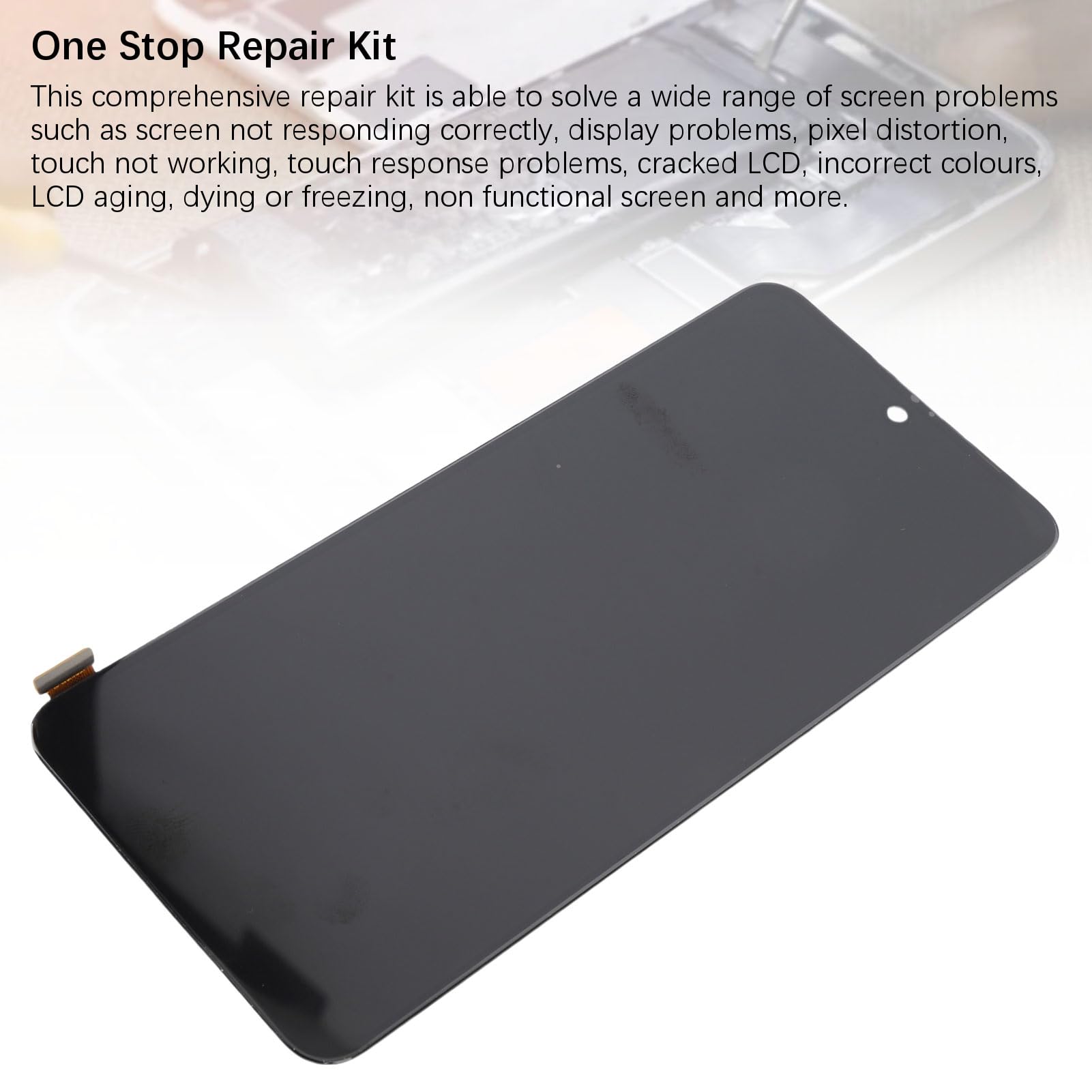 Cryfokt Kit di Sostituzione Schermo Telefono da 6,74 Pollici con Test Rigorosi per 3 5G CPH2493 CPH2491, Digitalizzatore Display Multi Touch Screen per Professionisti della Riparazione
