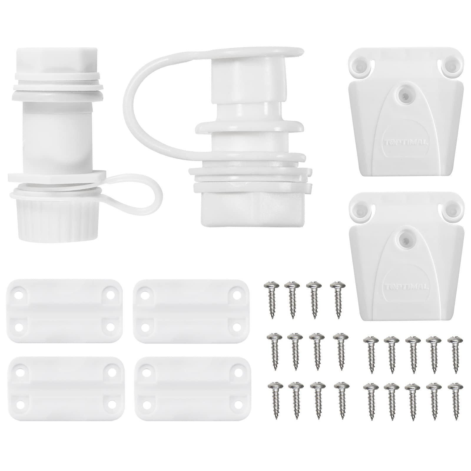 Buy Cooler Replacement Parts Kit, Ice Chest Plastic Hinges, Threaded