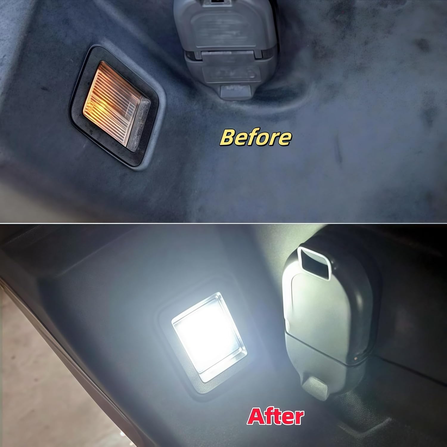 LED License Plate Lights Compatible with Ford F150 2015 2016 2017 2018 2019 2020 2021 2022 2023 2024 2025 Raptor Pickup Truck Rear Tag Light Lamp, 6000K White,Plug N Play, 2 PCS