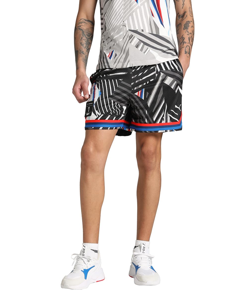 puma Men, BMW MMS AOP SHORTS, Black-AOP, S, (63062601)-picture-12