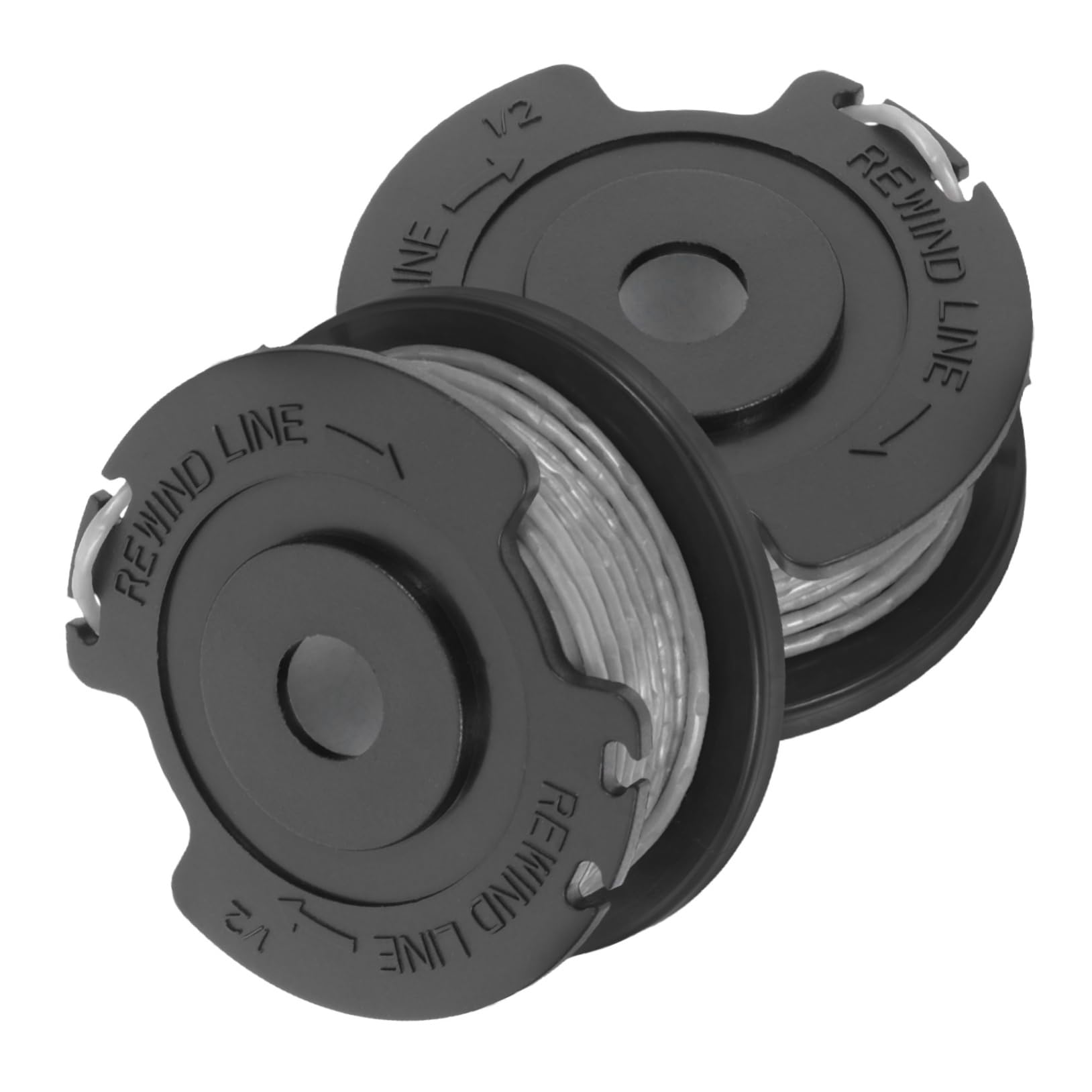 VANZACK 2pcs Lawn Mowing Accessories Mower Line Spool Grass Eater Line Weeder Replacement Spool Trimmer Mowing Line Grass Trimmer Line Trimmer Spool Accessory Trimmer Accessory Black Pp
