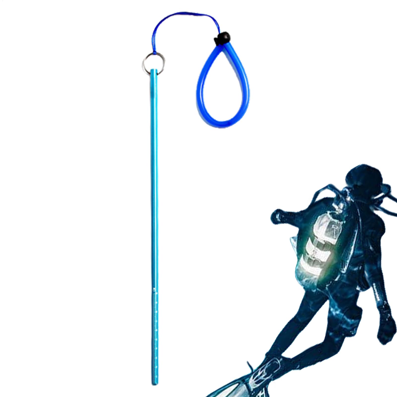 Puntero de Buceo, generador de Ruido de Buceo | Varilla de Buceo Multiusos Equipo de Buceo,Varilla de Puntero portátil para Langosta, Fabricante de Ruido subacuático, Accesorios de Buceo
