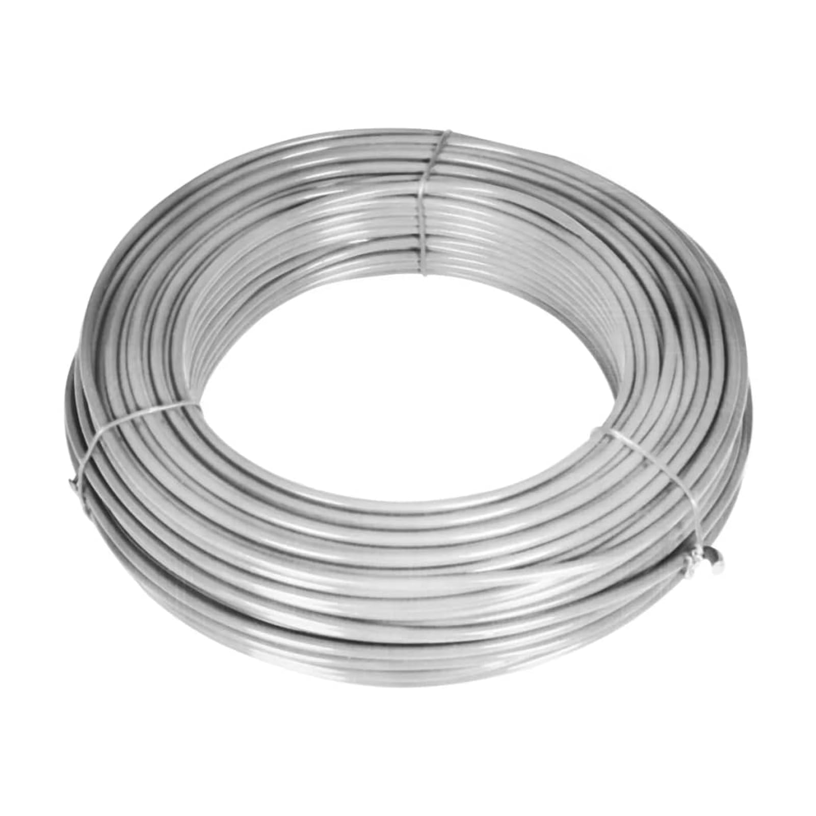 Valla metálica con estacas, postes acero galvanizado 25x1,5 m, para cerramiento de terrenos