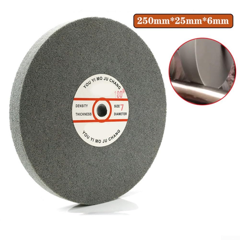 10 inch Polishing Wheel Nylon Fiber Deburring Tool for Grinder Efficiently Removes Burrs and Scratches from Metal Surfaces (5P)