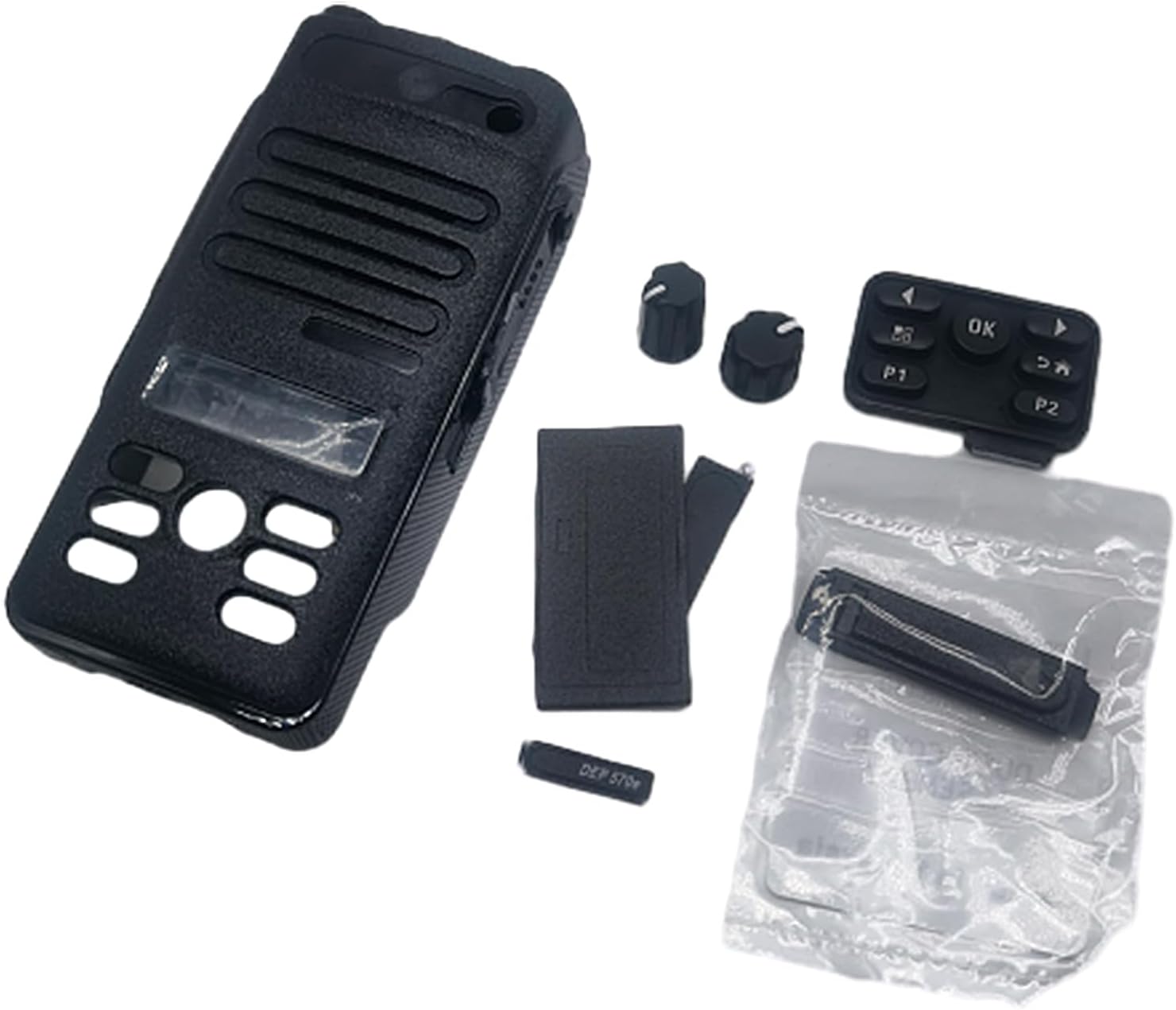 Replacement Repair Housing Shell Sheaths Front Case with Knob for DEP570e XiR P6620i DP2600e WalkieTalkie