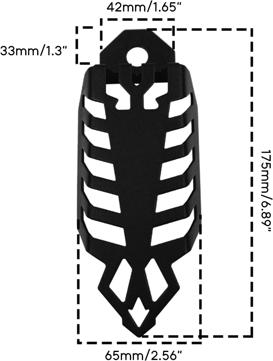 Motorcycle Front and Rear Fork Decorative Aluminum Protector Motorcycle Accessories Red