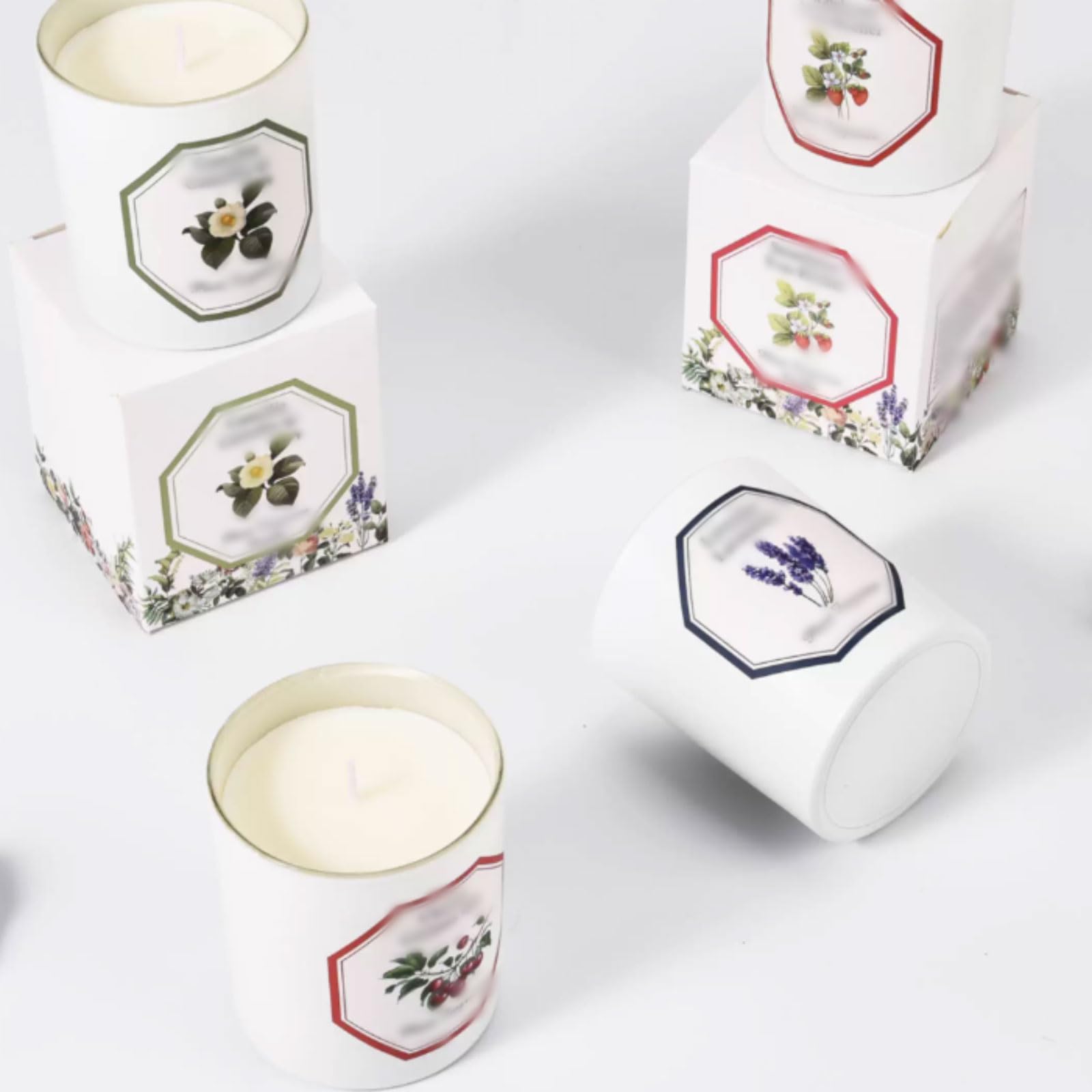 Velas de cera de soja, velas cilíndricas modernas, velas perfumadas reutilizables for relajación y Spa de vacaciones en casa(Cedar)