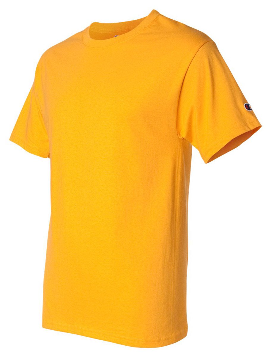 Champion Cotton Tagless T-Shirt - Gold