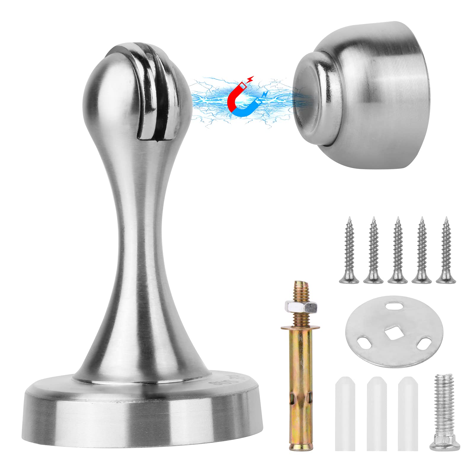 Buy Door Stop Stainless Steel 304 Heavy Duty Door Stopper Screws for Wall or