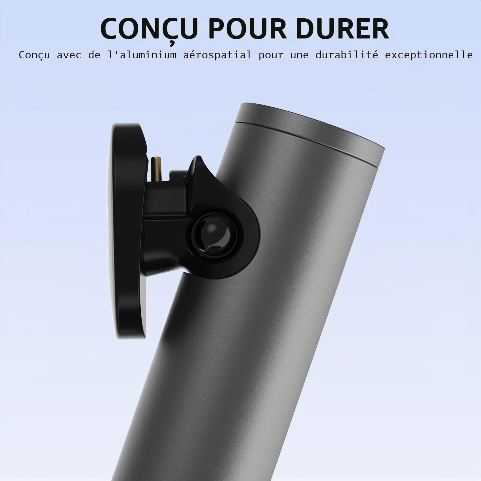 Station de Charge Carina S1 Compatible avec Ray-Ban Meta Lunettes Intelligentes(Gen 1&2), Support de Charge en Aluminium pour Wayfarer, Headliner, Skylar, Compact et Portable pour Voyage, Gris