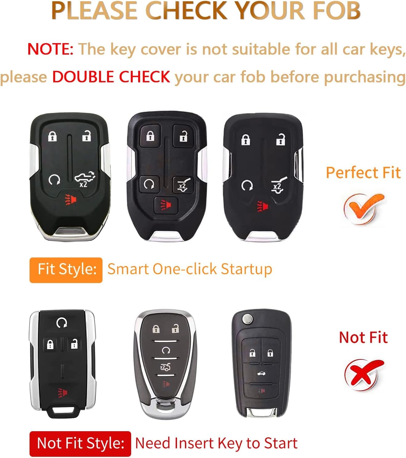 Key Fob Cover For Chevy GMC Suburban Tahoe Terrain Lesotho