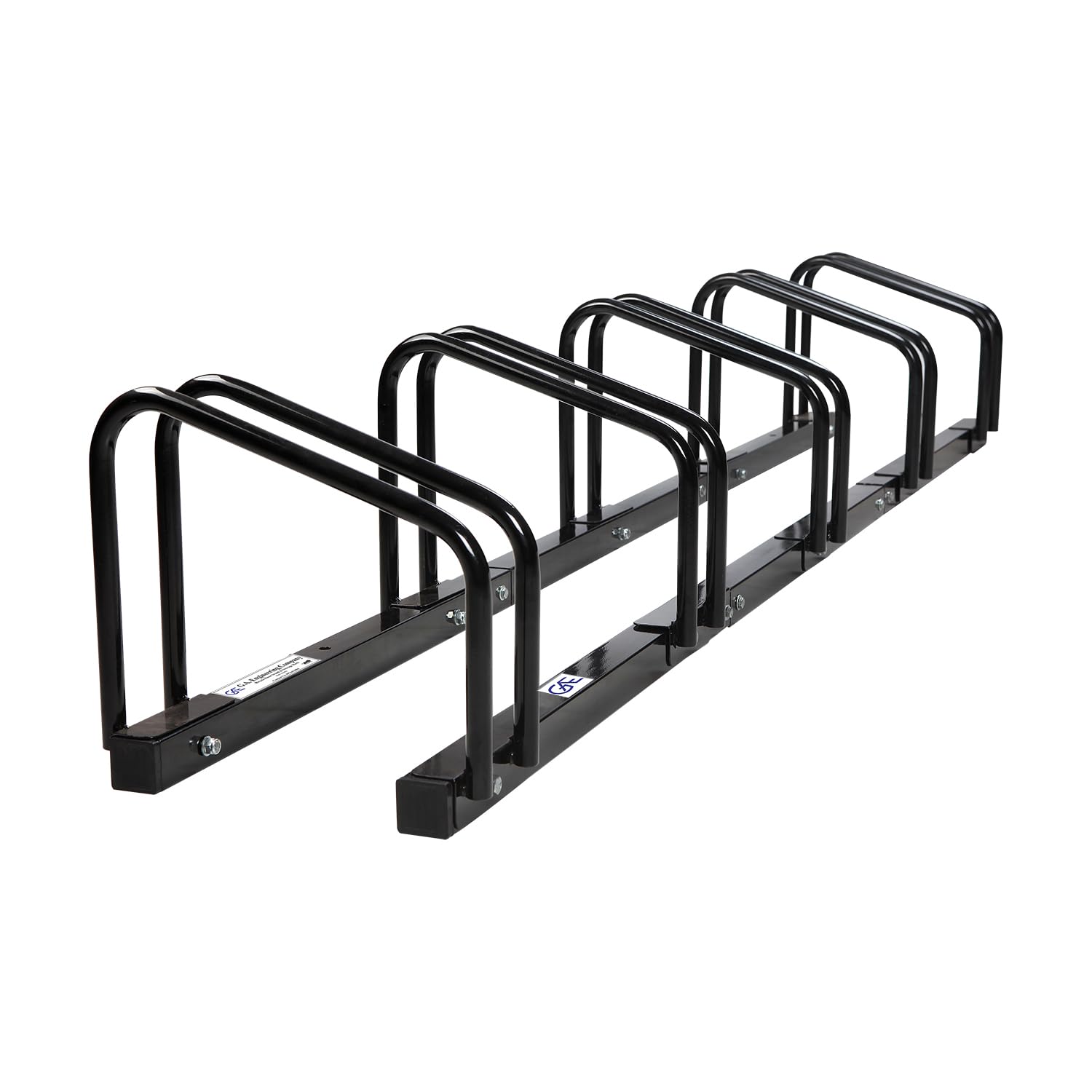 Bike Rack Floor Parking Stand for 5 Bicycles | Heavy-Duty Bicycle Rack for Kids to Adult Bikes | Indoor, Outdoor, Home & Garage Cycle Storage | Stable & Secure Design