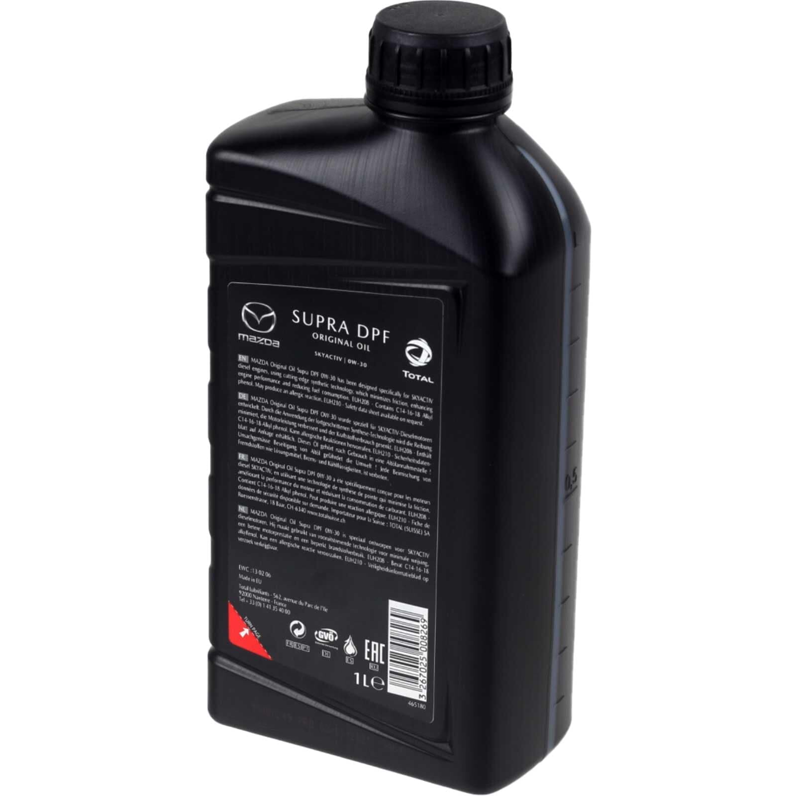 5x Öl (5 L) | 5x 214209(für Skyactive Diesel Motoren mit Dpf),