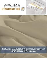 Vista 6 de MAPLE DOWN Edredón Suave Tamaño King Relleno de Edredón - Edredón Alternativo de Plumón con Pestañas en las Esquinas - Microfibra Ligera y Marrón