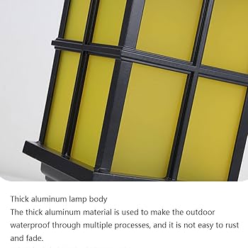 大きさ確認用 Amazon｜和風ガーデンパティオランドスケープランプ伝統的な防水