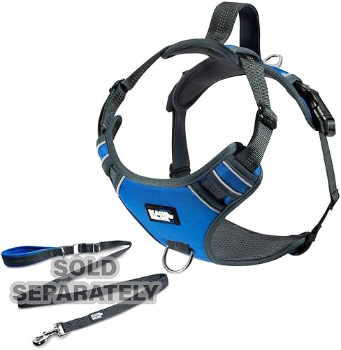 Miniatura 8 de Black Rhino - The Comfort Arnés para perro con chaleco acolchado de malla para razas pequeñas y grandes  Ajustable  Reflectante  2 accesorios de