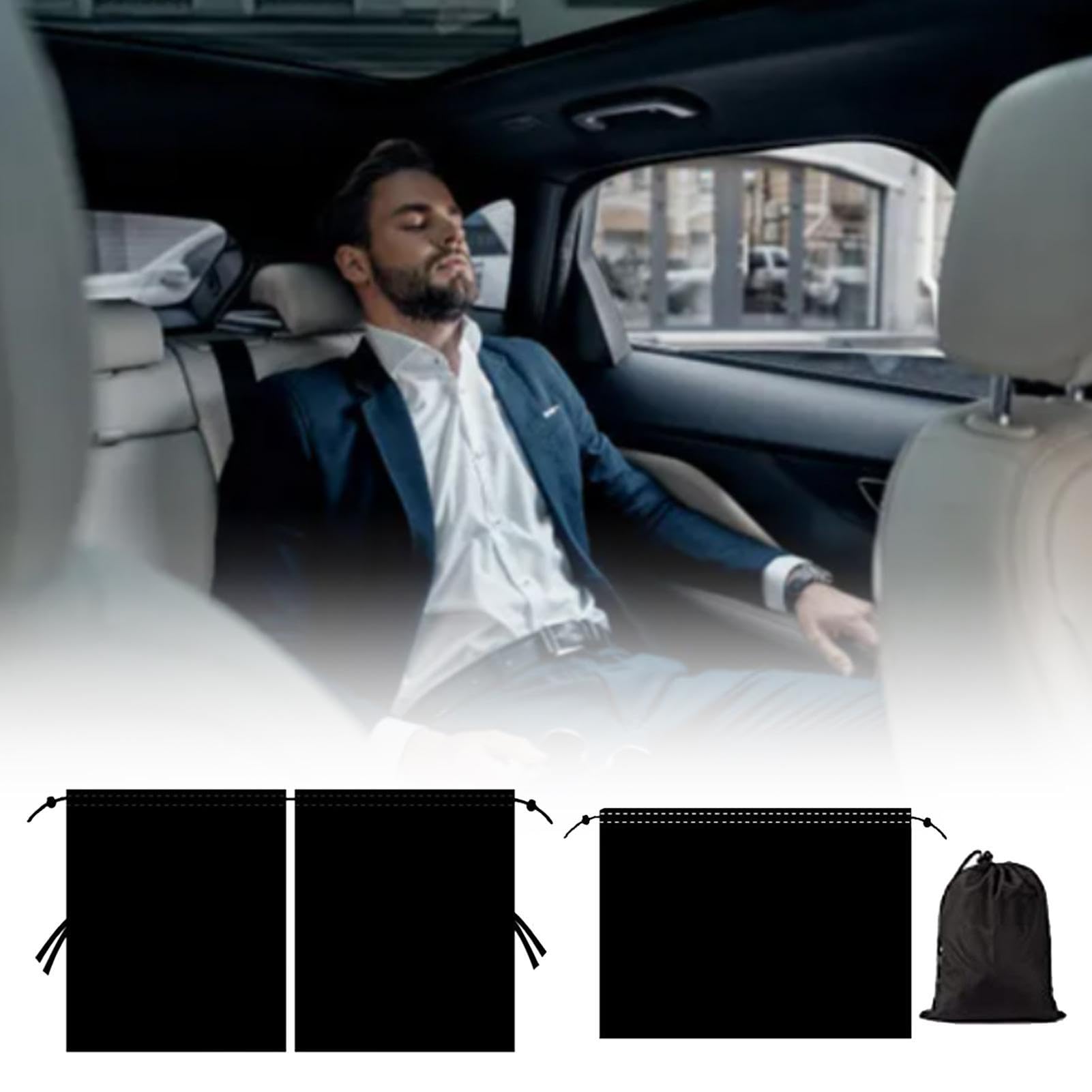 Rideaux occultants pour fenêtres de voiture Pare-respirants légers et