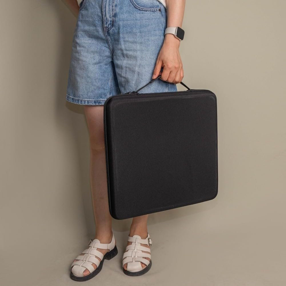 Custodia rigida per Ableton Push 3, custodia rigida da viaggio in EVA con interno in schiuma personalizzata, borsa protettiva per controller MIDI, colore nero, 42,5 x 40 x 6 cm