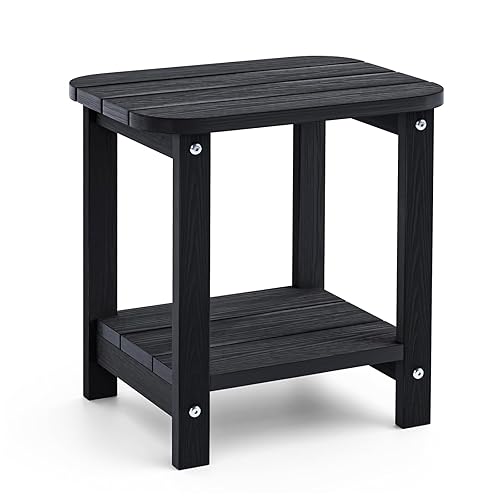 2-Tier Outdoor Side Table, 16" Adirondack Small Side Table All