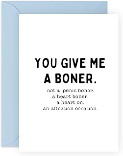 CENTRAL 23 Anniversary Card for Her Women - Funny Greeting Card for Women - Naughty Valentines Day Cards for Girlfriend Wife Couple - Wife Birthday Card From Husband - Comes with Fun Stickers