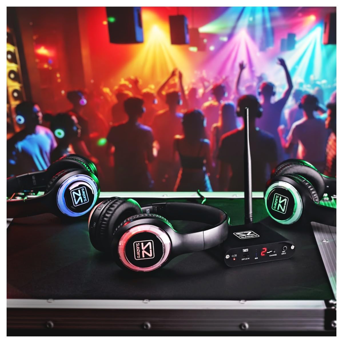 SubZero Auriculares UHF Silent Disco