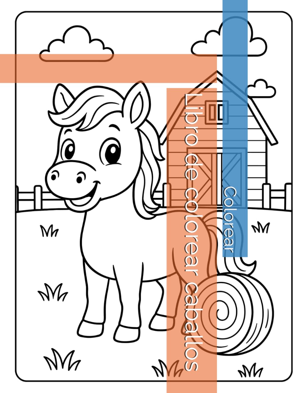 Libro de colorear caballos