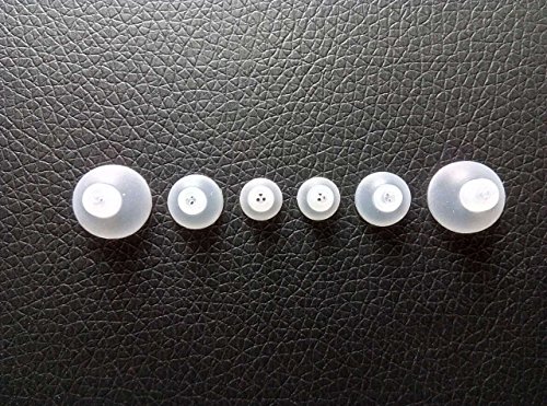 Jungle Care Hearing Aid Ear Piece Closed Domes Set 6mm/9mm/12mm (3 Pairs) Comfortable PSAP (Personal Sound Amplifiers Product) Ear Tips Invisible, Perfect for Open Air (Open fit), except for RIC - Thumbnail 3