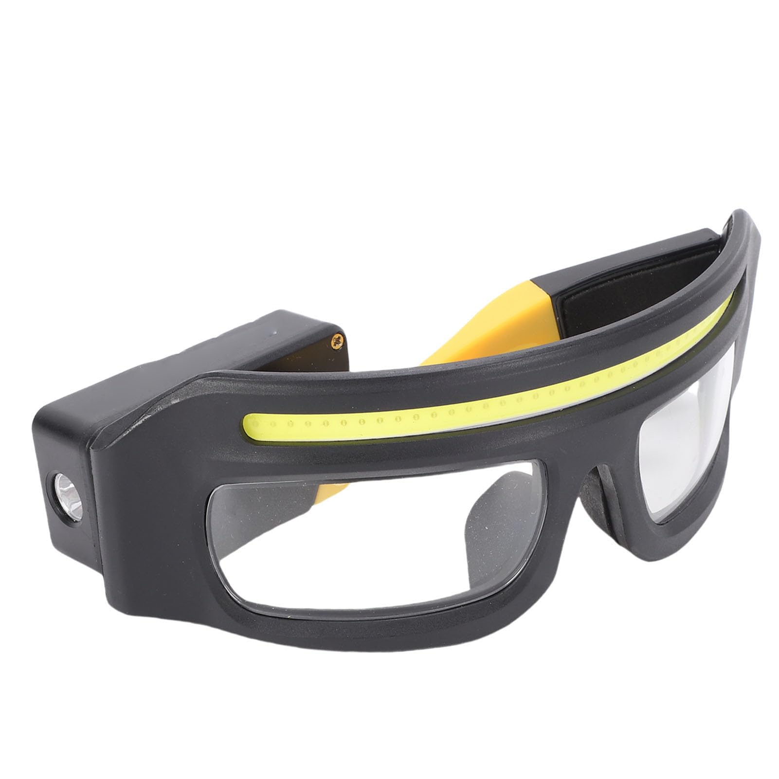 Linterna Frontal para Gafas, LED COB 1000LM, Resistente Al Agua, USB, Luz de Trabajo Portátil, Gafas Frontales con Sensor de Onda para Pesca Nocturna Al Aire, Ciclismo