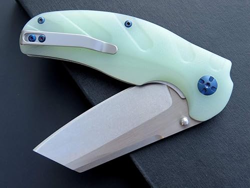 Miniatura 6 de Eafengrow EF932 - Cuchillo de bolsillo G10 con mango D2, cuchillo de hoja de acero con rodamiento de bolas, cuchillo abierto seguro para camping,