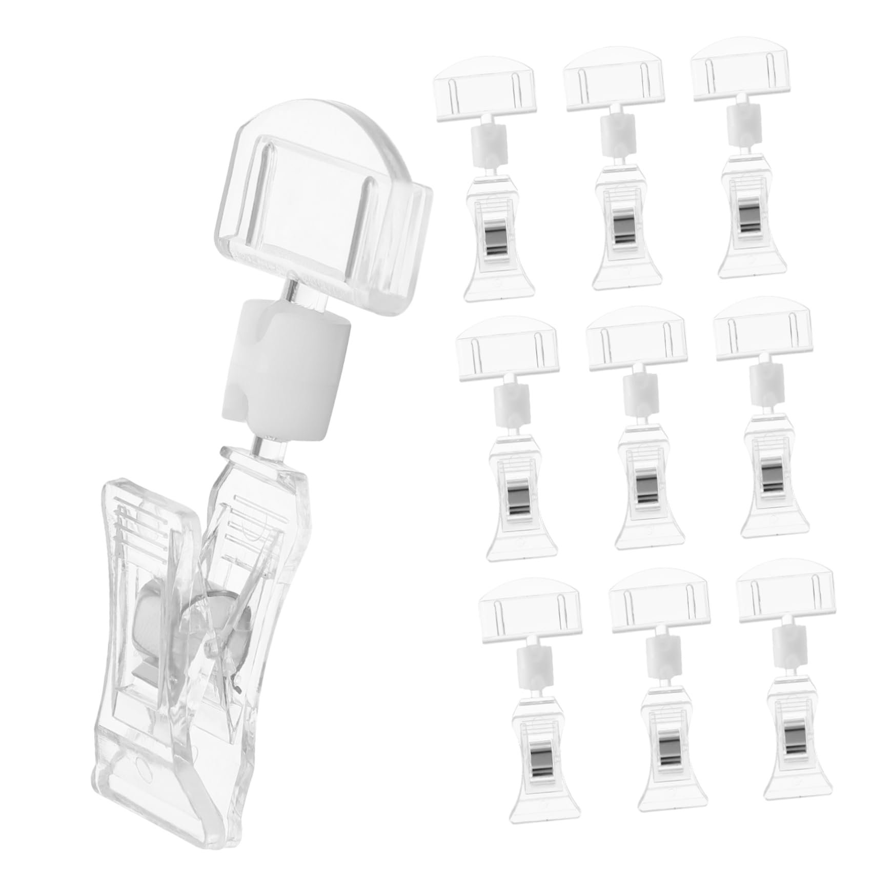 50stücke Drehbare Preisschild Clips Für Einzelhandel Tischaufsteller Und Werbung Vielseitige Preisetiketten Für Supermärkte Und Geschäfte