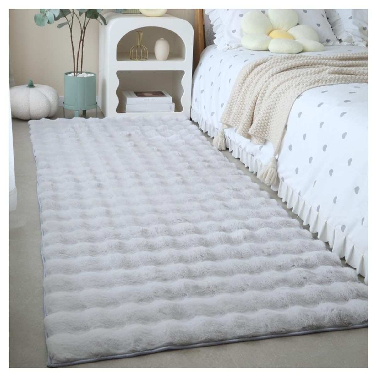 Carpet ultra doux moderne moquette longhair - Tapis intérieur d'exception imitation fourrure