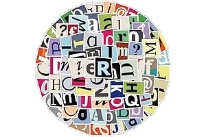 Kaws Stickers for iPad Case: Alphabet Letter Stickers