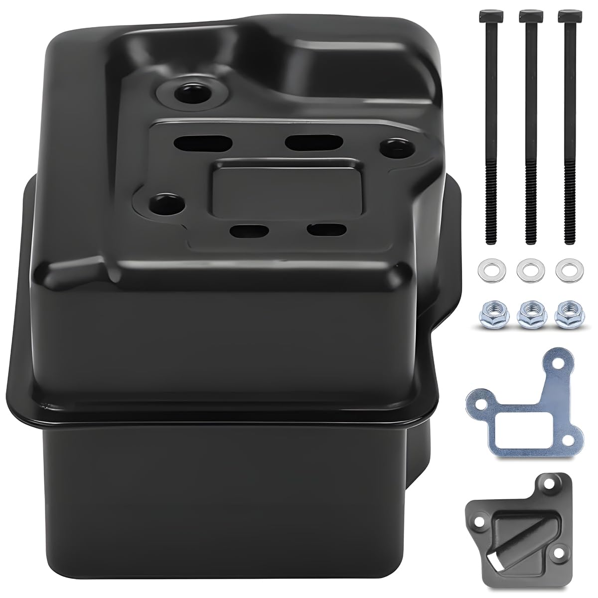 ZAMDOE MS290 Kit di Marmitta per STIHL MS290 MS390 MS310 029 039 Motosega, Silenziatore di Scarico Guarnizione, Supporto, Viti e Dadi Marmitta Accessorio 1127 040 0601, 11271400601