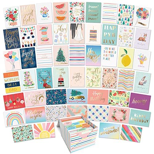 Sweetzer & Orange All Occasion Cards Assortment Box. Set of 100