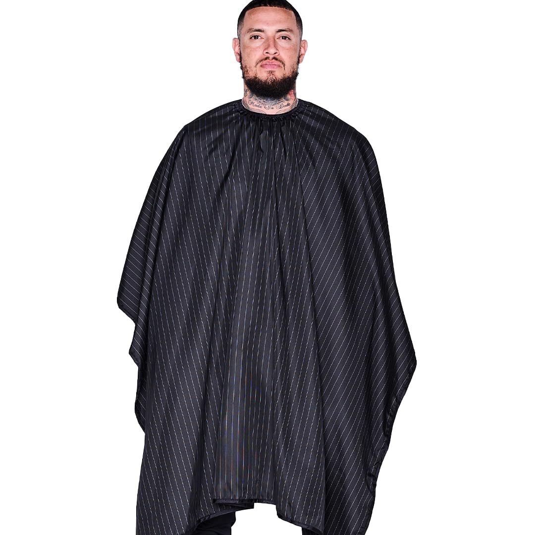 Barber Strong The Barber Cape Haircut Cover for Men, Hair Repelling and Static-Reducing Material, Water Resistant Fabric