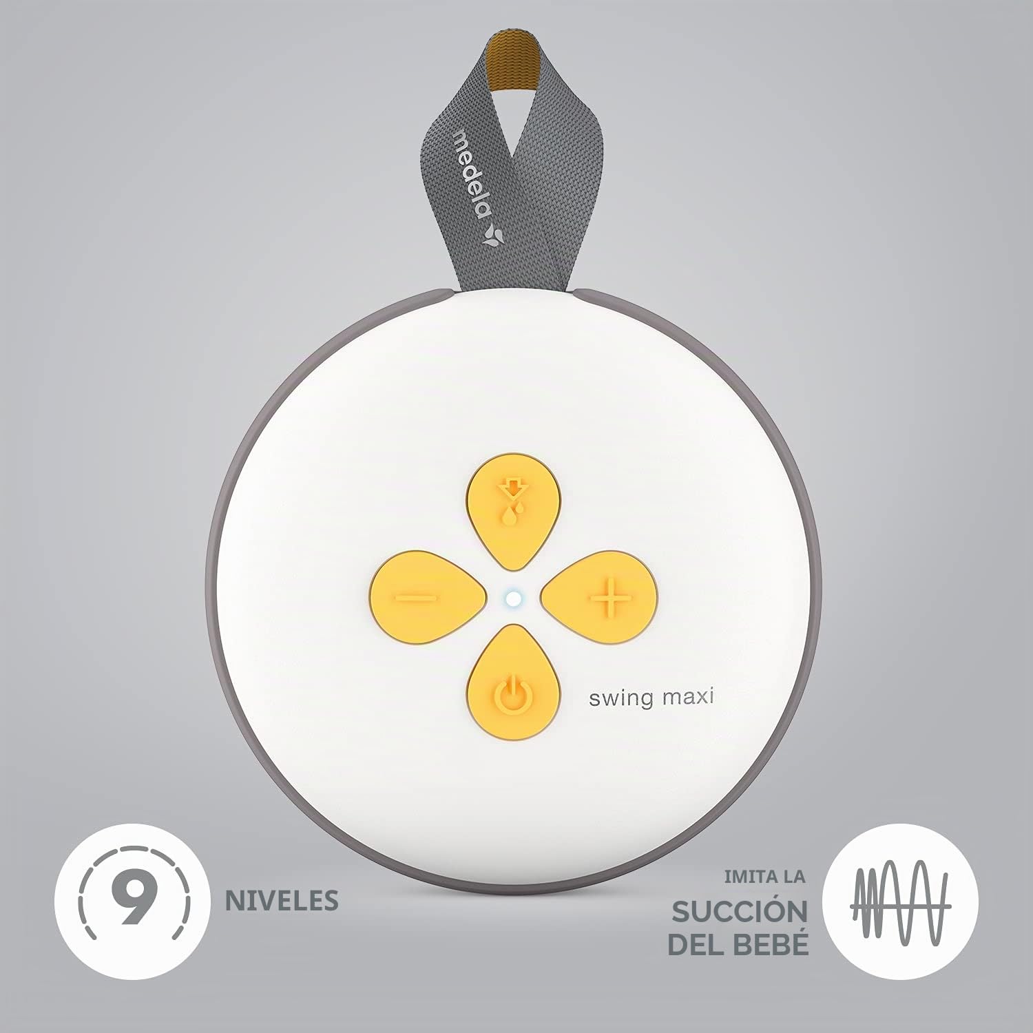 Medela - Extractor de leche eléctrico doble Swing Maxi, más leche en menos tiempo, recargable por USB, con protecciones PersonalFit Flex y tecnología Medela 2-Phase Expression