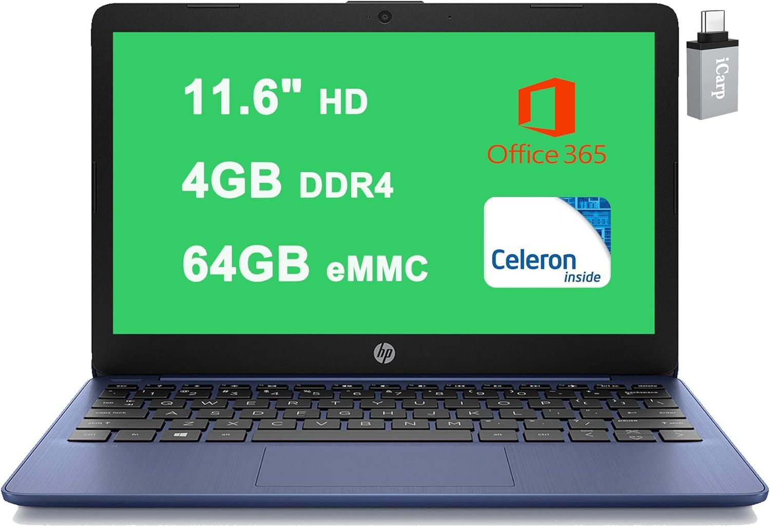 HP Stream 11 Laptop Computer 11.6" Diagonal HD AntiGlare