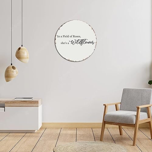 Miniatura 4 de Letrero de metal elegante de moda en un campo de rosas, diseño de flores silvestres para decoración del hogar, decoración del hogar, para hombres,