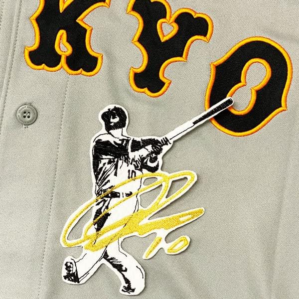 読売 ジャイアンツ 巨人 中田翔 シルエット 2 &amp; サイン 応援 刺繍 ワッペン